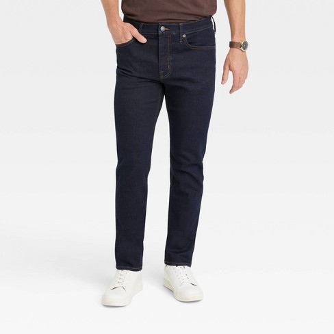 Men's Comfort Wear Slim Fit Jeans - Goodfellow & Co™ Dark Blue