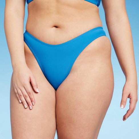 Women s Extra High Leg Cheeky Bikini Bottom Wild Fable Target