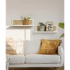 Attop rattan bookshelf hanging bookshelf storage study bedroom two-piece set - 4 of 4