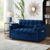 NicBex 52.5" Sofa Bed,Modern Convertible Loveseat Sofa with Adjustable Backrest & Storage Pockets,2-Seater Tufted Couch for Living Room - 3 of 4