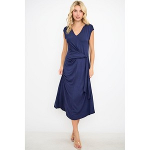 WEST K Women's Cameron Side Tie Midi Dress - 1 of 4