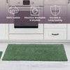 Bathroom Rugs - 2 - Piece Cotton Mat Set - Machine Washable for Bathroom, Kitchen, Laundry Room - 3 of 4