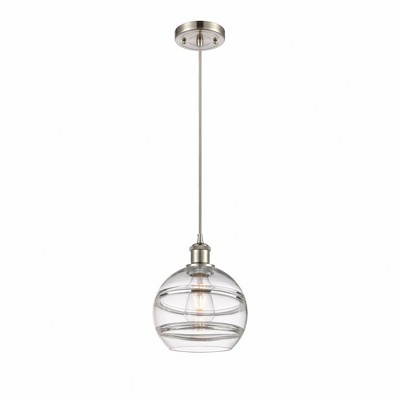Rochester - 1 Light Cord Hung Mini Pendant In Industrial Style-9.88 Inches Tall and 8 Inches Wide