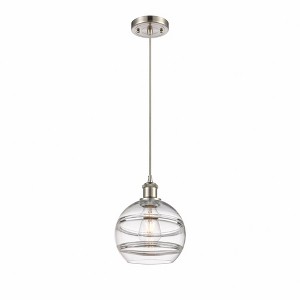 Rochester - 1 Light Cord Hung Mini Pendant In Industrial Style-9.88 Inches Tall and 8 Inches Wide - 1 of 1
