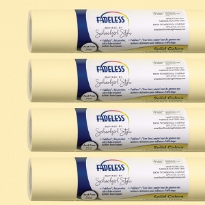 Fadeless® Schoolgirl Style Bulletin Board Paper, 48" x 12', Lemon Drop, 4 Rolls - 1 of 4