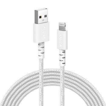 Grab n Go - Câble USB-C vers Apple Lightning 3 mètres - Blanc 1-8430215 
