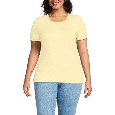 Lands' End Women's Cotton Rib T-shirt