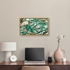 Art Remedy Agate Emerald Cut Green Abstract Wall Art Framed - 2 of 4