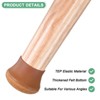 Unique Bargains Silicone Round Chair Leg Caps Floor Protectors 16 Pcs - 2 of 4