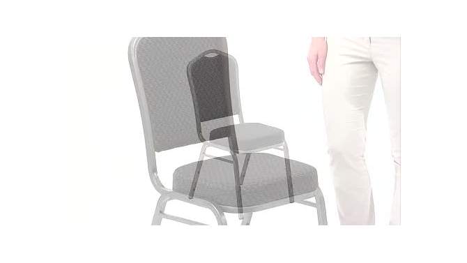 Flash Furniture HERCULES Series Crown Back Stacking Banquet Chair, 2 of 15, play video