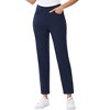 Coolmee Women's Golf Pants Stretch Casual Work Pants High Waist Pants with Pockets for Business Travel - 2 of 4
