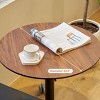 PAGED Coffee Table Simple Aluminum Bar Table with Height Adjustable Modern Movable Stand Desk for Bederoom and Living Room - 3 of 4