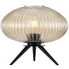 Coehlo 10.25" Table Lamp - Amber/ Black - Safavieh - 3 of 4