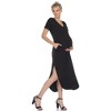 Maternity V-neck Maxi Dress - 2 of 4