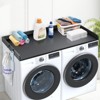 VEVOR Washer Dryer Countertop with 3 Splicing Panels,54"x27"Wooden Washer and Dryer Countertop with Non-Slip Pads,Water-Resistant Laundry Topper,Black - 2 of 4