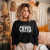 Simply Sage Market Women's Graphic Sweatshirt Cupid Varsity Checkered - 2 of 3