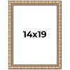 PosterPalooza | 14x19 Modern Bamboo Picture Frame, UV Acrylic, 5 Finishes - 2 of 4
