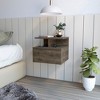 Vynxaria Flopini Floating Nightstand - 1 Drawer & Top Shelf, Wall-Mounted Space-Saving Storage for Any Room - 2 of 4