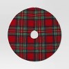 16" Christmas Dia Red/Green Plaid Mini Tree Skirt - Wondershop™ - 4 of 4