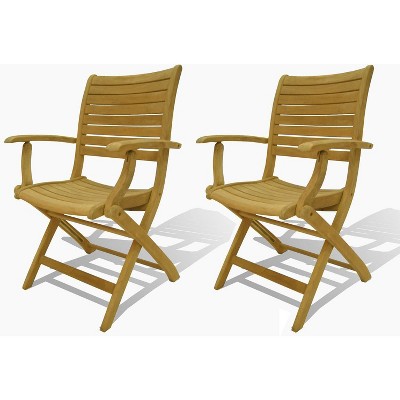 Dublin 2pc Patio Folding Chair Set - International Home Miami