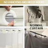 LunaLulinlk No Hook Fabric Shower Curtain with Snap-in Liner - 3 of 4