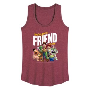 Women's - Disney - You've Got A Friend In Me Graphic Racerback Tank - 1 of 4