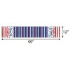 Big Dot of Happiness Stars & Stripes - Petite Memorial Day, 4th of July and Labor Day USA Patriotic Party Paper Table Runner - 12 x 60 inches - 3 of 4