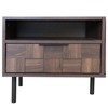 TIRAMISUBEST Mid Century TV Stand 70.8 inch Media Console 2 Drawers Cable Management Solid Wood Legs Storage Living Room Bedroom Home - 4 of 4