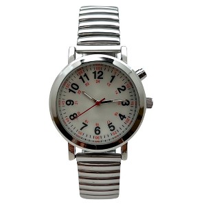 Olivia Pratt Stretch Band Easy Read Nurse Watch with Second Hand Women Watch - 1 of 3