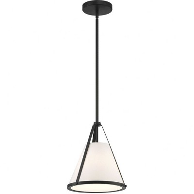 Crystorama Lighting Fulton 1 - Light Pendant in  Black