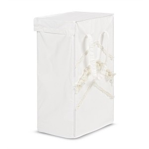 Sweet Jojo Designs Boy, Girl, Unisex/Gender Neutral Foldable Laundry Hamper with Handles Boho Fringe Ivory - 1 of 4