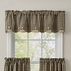 Berry Gingham Lined Scallop Valance - 2 of 3