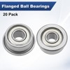 Unique Bargains Chrome Steel Durable Multipurpose Use Flanged Ball Bearing - 4 of 4