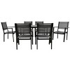 7-Piece Patio Dining Set,Patio Dining Set With Metal Frame,Patio Chairs With Breathable Textilene Fabric,Outdoor Furniture -Maison Boucle - 4 of 4