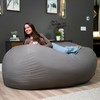Big Joe Bean Bag Chair with Removeable Cover, Foam Filled, Multiple Sizes and Fabrics, All Ages - 3 of 4