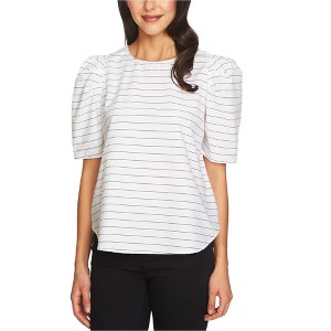 1.STATE Womens Puff Sleeve Knit Blouse - 1 of 1