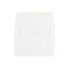 JAM Paper Gummed A7 Invitation Envelopes 5 1/4" x 7 1/4" White 73767 - 2 of 3