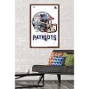 Trends International NFL New England Patriots - Drip Helmet 20 Framed Wall Poster Prints - 2 of 4