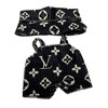 Designer Fabric Overalls with Matching Headband for 17.5 cm Labubu Dolls - 4 of 4