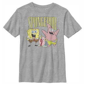 Boy's SpongeBob SquarePants Group Friends T-Shirt - 1 of 4