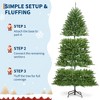 Christmas Artificial Tree, PVC Mixed Automatic Tree with Dual Color LED Lights - 2 of 4
