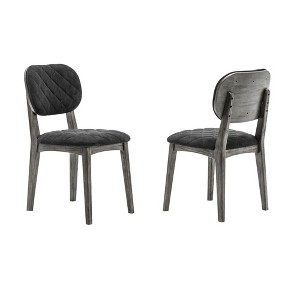 Armen Living,Katelyn Midnight Open Back Dining Chair - Set of 2 - 1 of 4