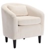Ridstar Modern Accent Chair & Armchair with Thick Cushions and Pillows For Living Room-Beige - 2 of 4