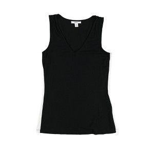 bar III Womens Colorblocked Tank Top, Black, X-Large - 1 of 2