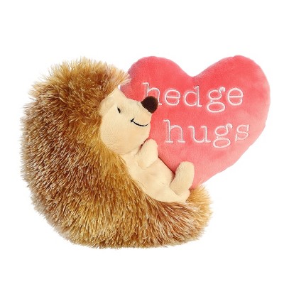 valentine's day hedgehog stuffed animal