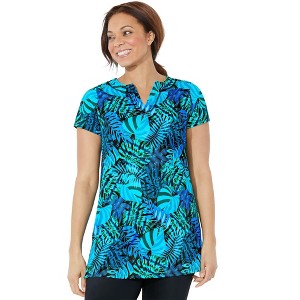 Swimsuits for All Women's Chlorine Resistant Swim Tunic (Plus Sizes Available) - 1 of 4