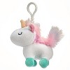3.5" Plush Backpack Keychain Unicorn - 2 of 3