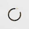 SUGARFIX by BaubleBar Textured Beaded Hoop Statement Earrings - image 2 of 2