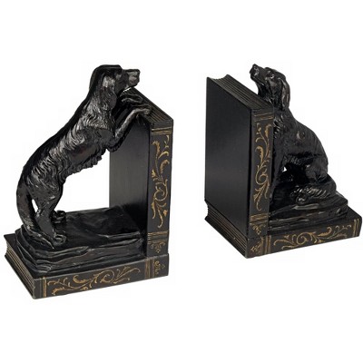 Kensington Hill Playful Golden Retriever Dogs 8" High Bookends Set : Target