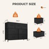 SKRAN Desser For Bedroom With 7 Fabric Drawers Organizer Storage Closet Chest Clothes Cabinet, Clothes Organizer,Kids Dresser Organization - 3 of 4